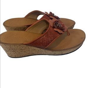 Clark wedge cork sandals